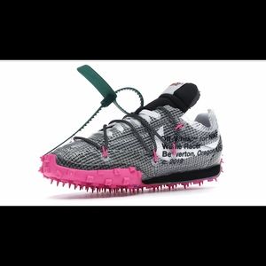 Nike Off White Waffle Racer “Fuchsia/Black/Gray”